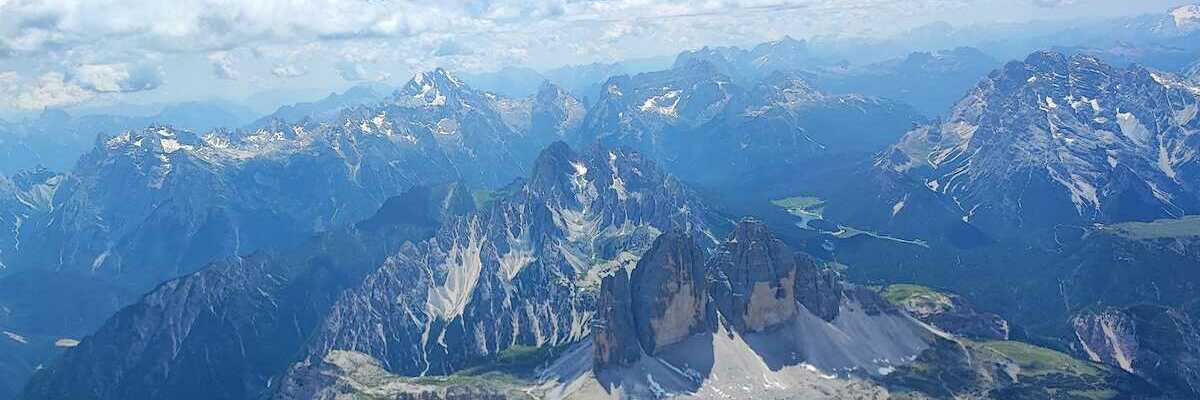 Flugwegposition um 11:52:07: Aufgenommen in der Nähe von 39030 Sexten, Autonome Provinz Bozen - Südtirol, Italien in 3688 Meter